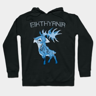 Graceful Guardian of the World Tree: Eikthyrnir, the Stag Hoodie